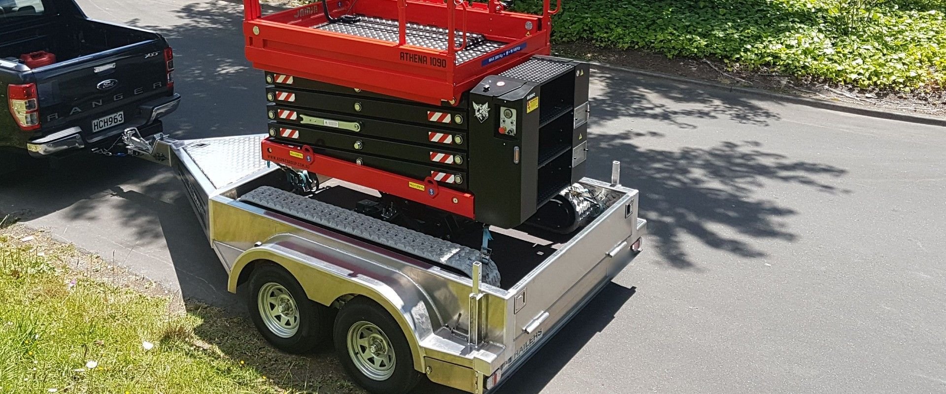 GFAB Trailers - 2500x1770 Alloy Scissor Lift Trailer - 3500 GVM - Athena 1090